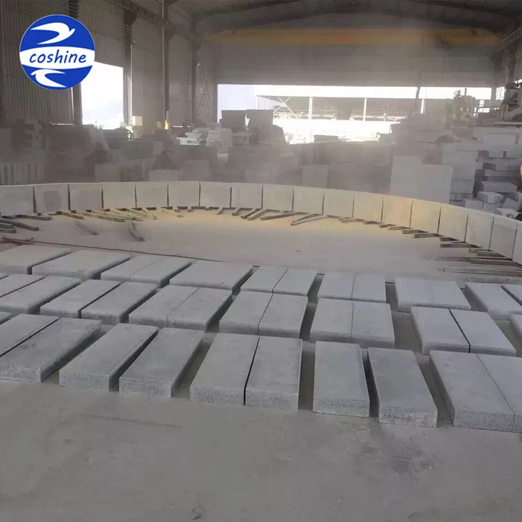 
Cheapest G603 curbstone grey granite kerbstone 