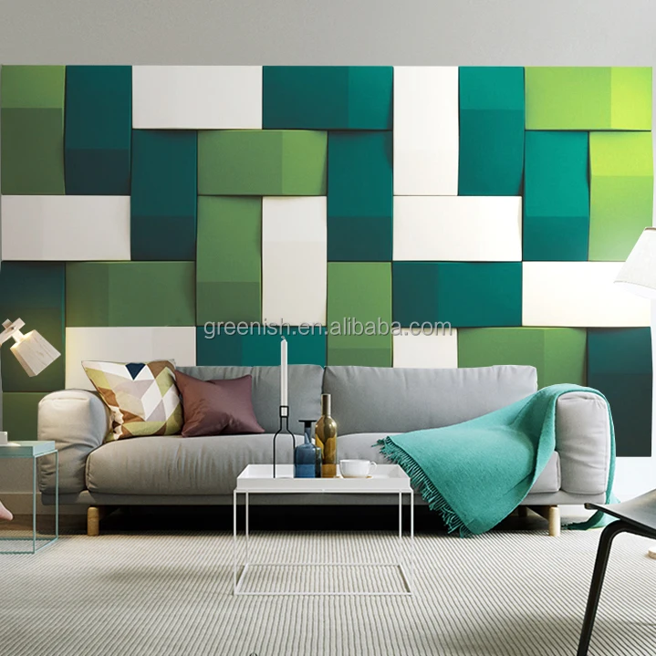 Fire Retardant And 100% PET Sound Absorption Wall Panel