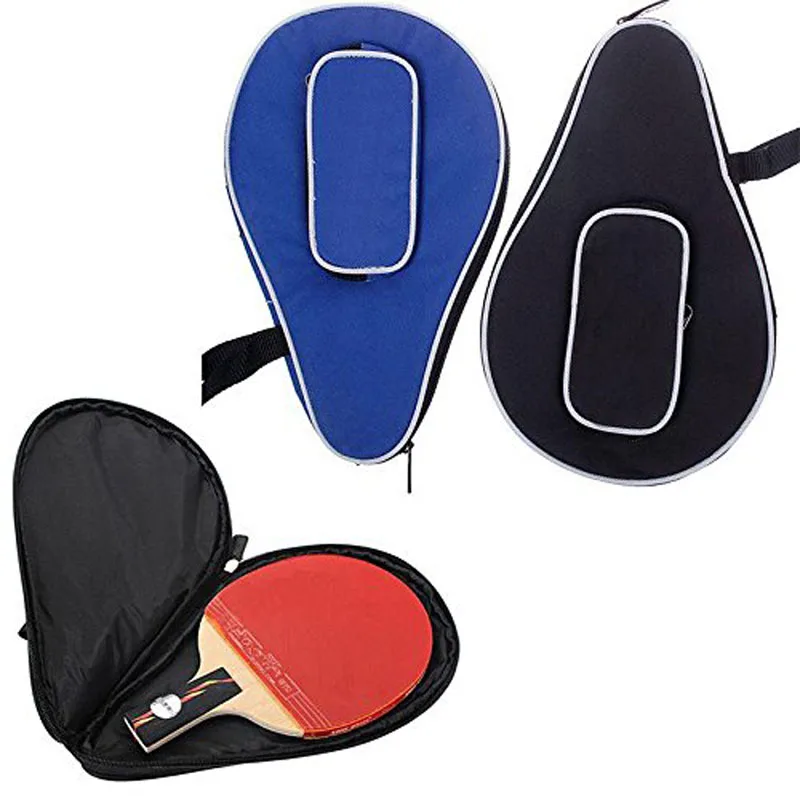 Wholesale Promotional Waterproof Polyester Table Tennis Racket Bag PingPong Paddle Bat Storage Case