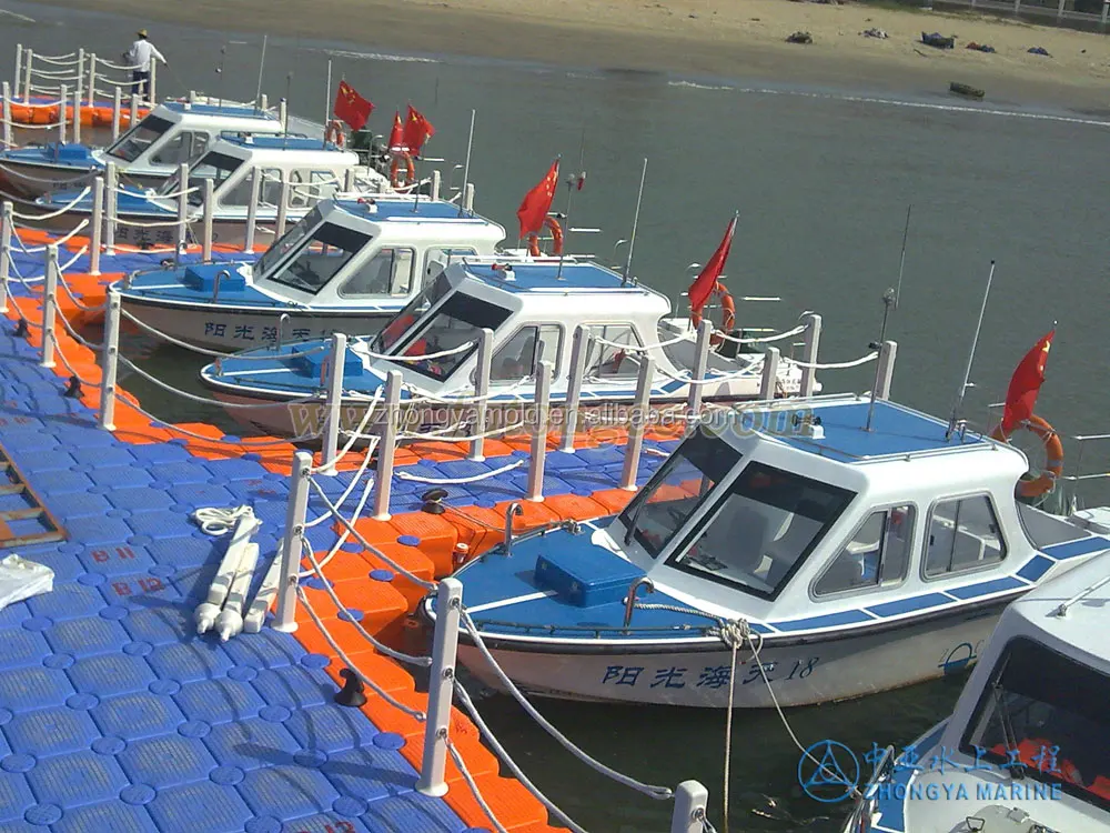 HDPE floating pontoon dock for jetski and boat
