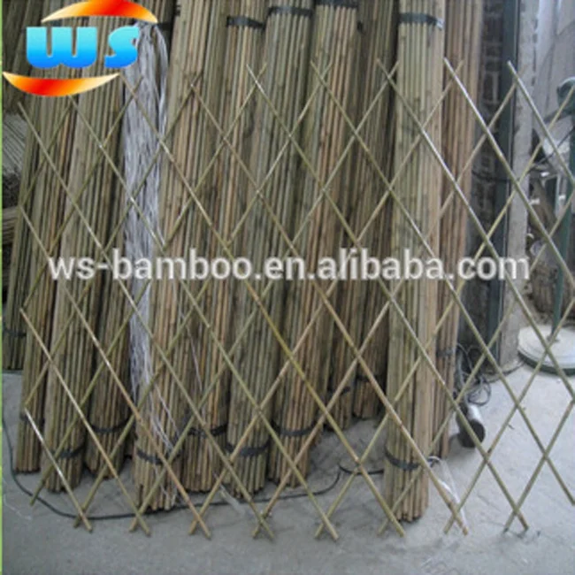 Bamboo fence for garden decoration