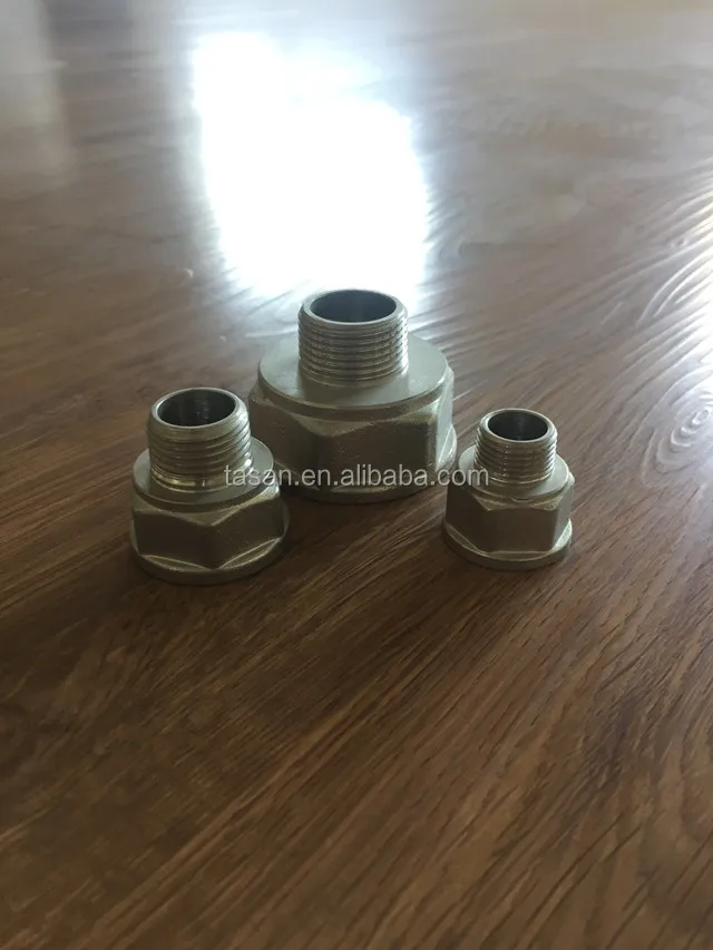 S7106 brass fittings NIPPLE EQUAL M/F