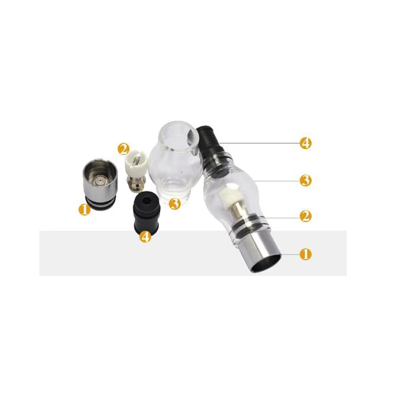  Evod 650mah/900mah/1100mah 3 в 1 MT3 атомайзер стеклянный шар воск назад сухой травы испаритель