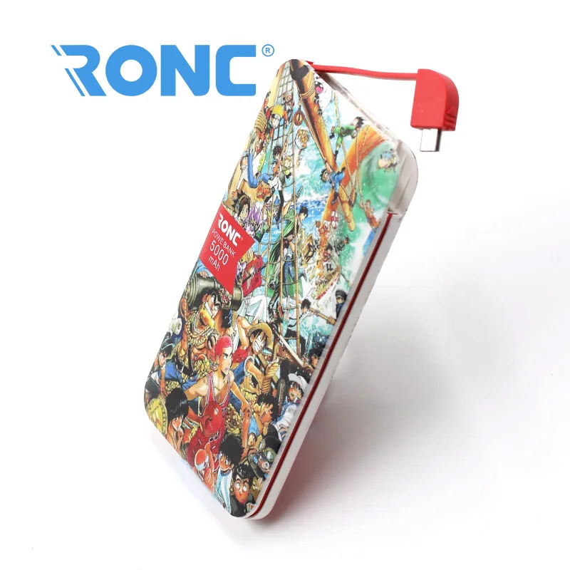 Логотип выгравировать Рождественский подарок тонкие визитная карточка Power Bank 5000 мАч