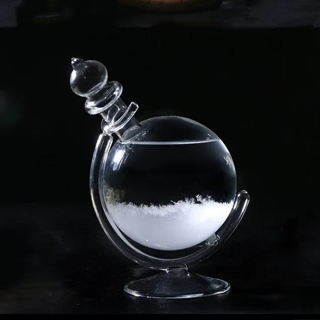 Бутылочка для прогноза погоды в форме теллуриона со стеклянным держателем