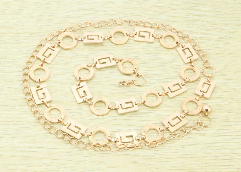 High Quality Metal Chain Belt, Gold Belly Chain, Women Waist Belts Chain