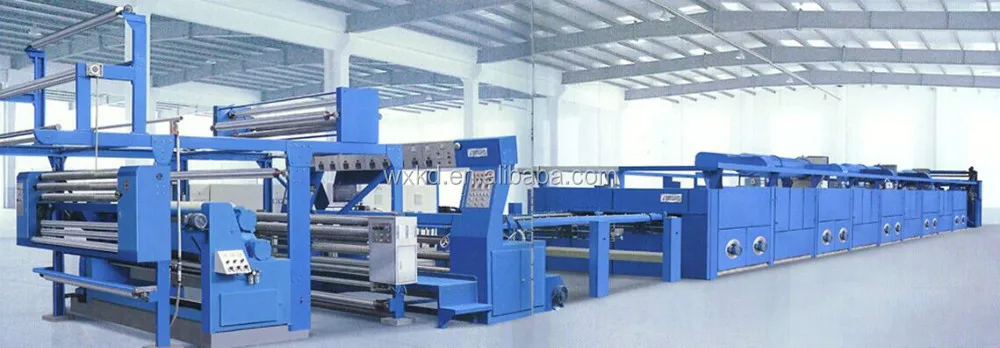 
Textile hot air heat setting stenter machine 