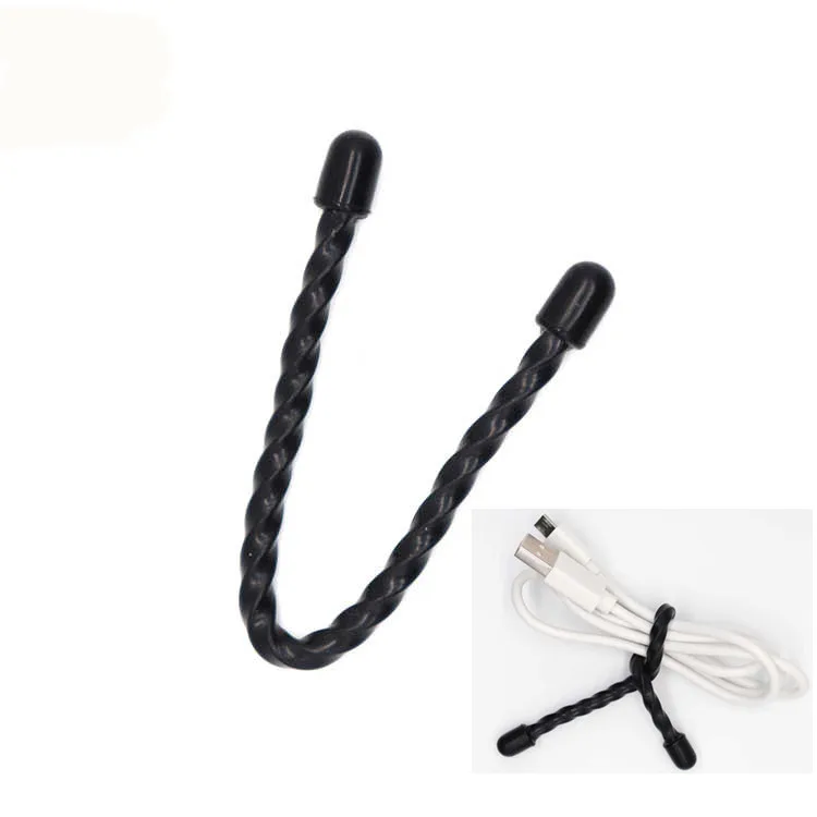 High quality cord organizer reusable flexible rubber cable ties