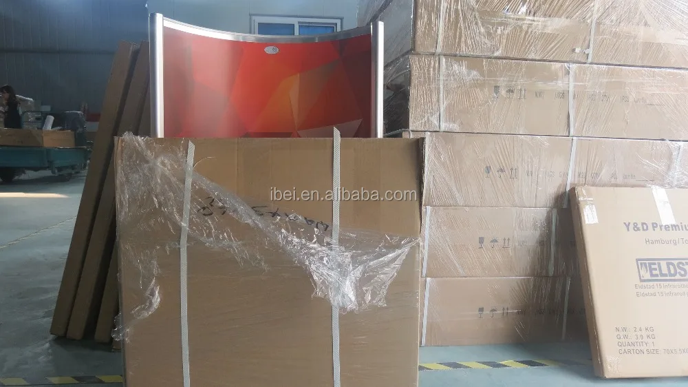 CT Easy installation Series Most Efficient Freestanding Curved IR Panel Heater for feet warm with Switch with WIFI thermostat