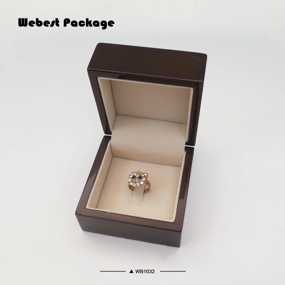 Webest fashion ring earring pendant bangle necklace wooden jewelry packaging box wholesale