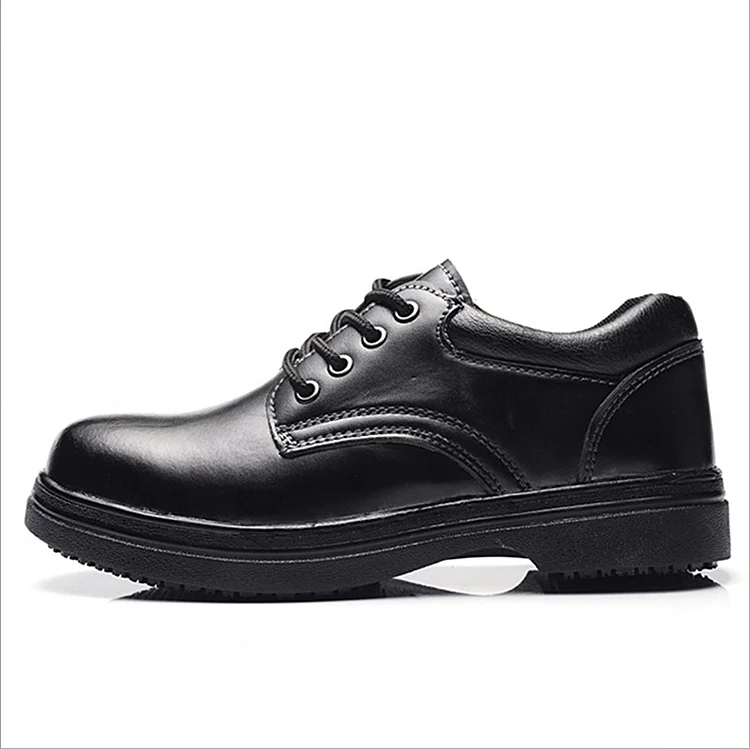 Workman Non-Slip Anti-Smashing Water Proof Black Steel Safety Shoes