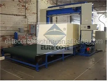 Elitecore professional design automatic horizontal sponge cutting machine conveyor belt + vacuum system