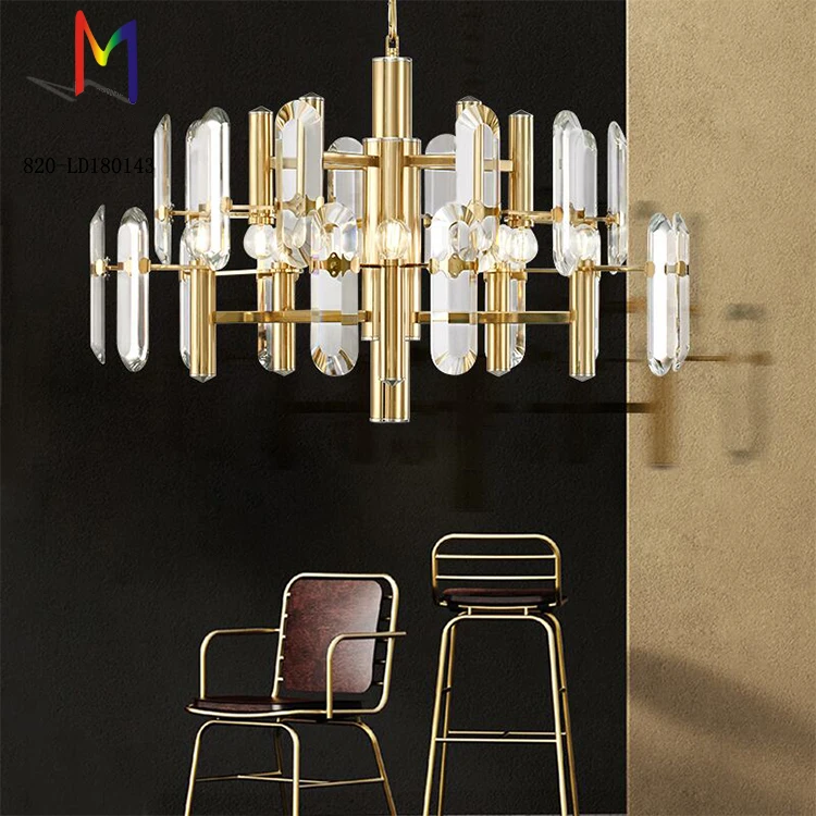 wholesale big luxury modern led lighting crystal chandelier for hotel