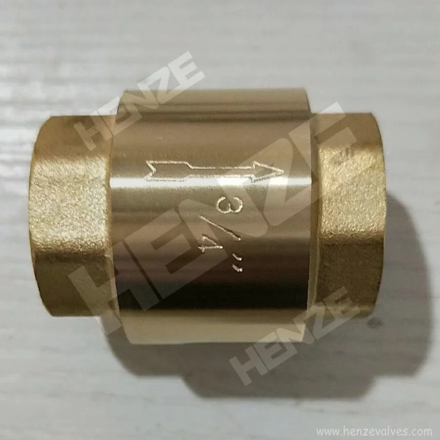 Bronze Threaded Y Type Check Valve