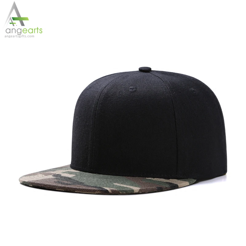 Wholesale custom multi color baseball cap without logo blank snapback hat fashion camouflage hip-hop cap