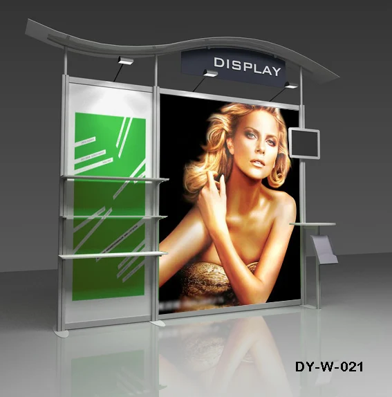 Custom 3x3 aluminum foldable exhibition stand modular exhibition booth