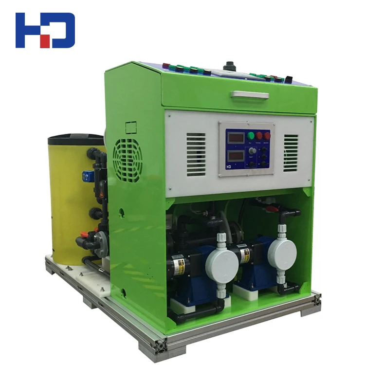 Salt water electrolysis 50g/h chlorine gas online generator