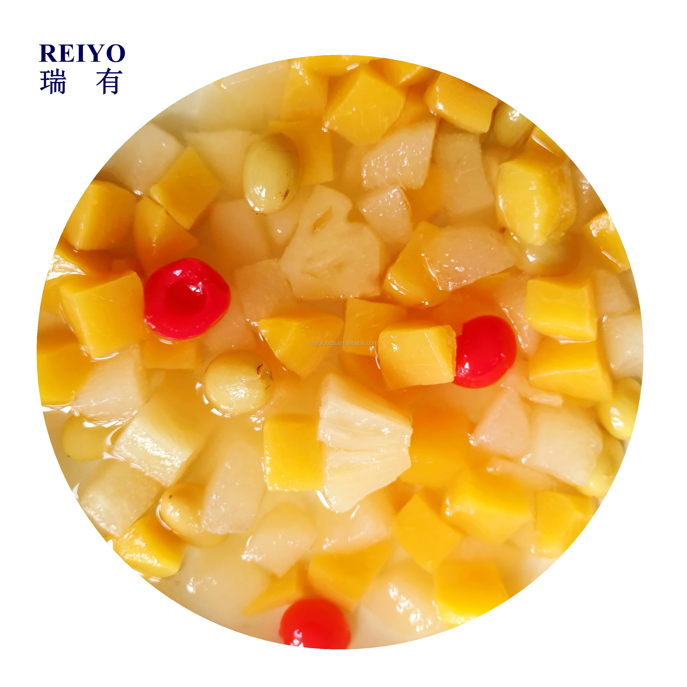 
canned fruit cocktail in light syrup 