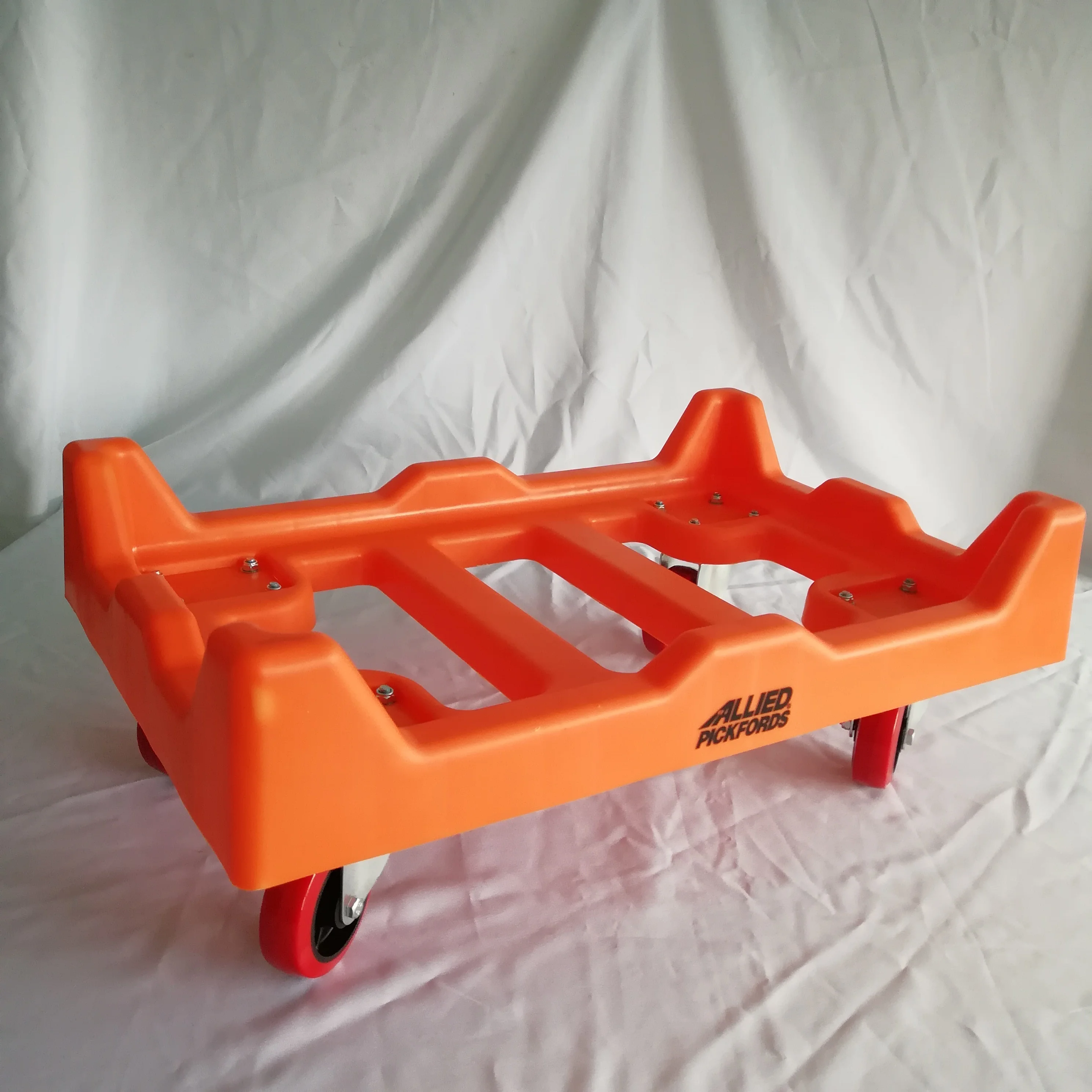 
175kg heavy duty plastic moving hand truck with 4 wheels 