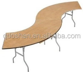 Outdoor Round Wooden Folding Table