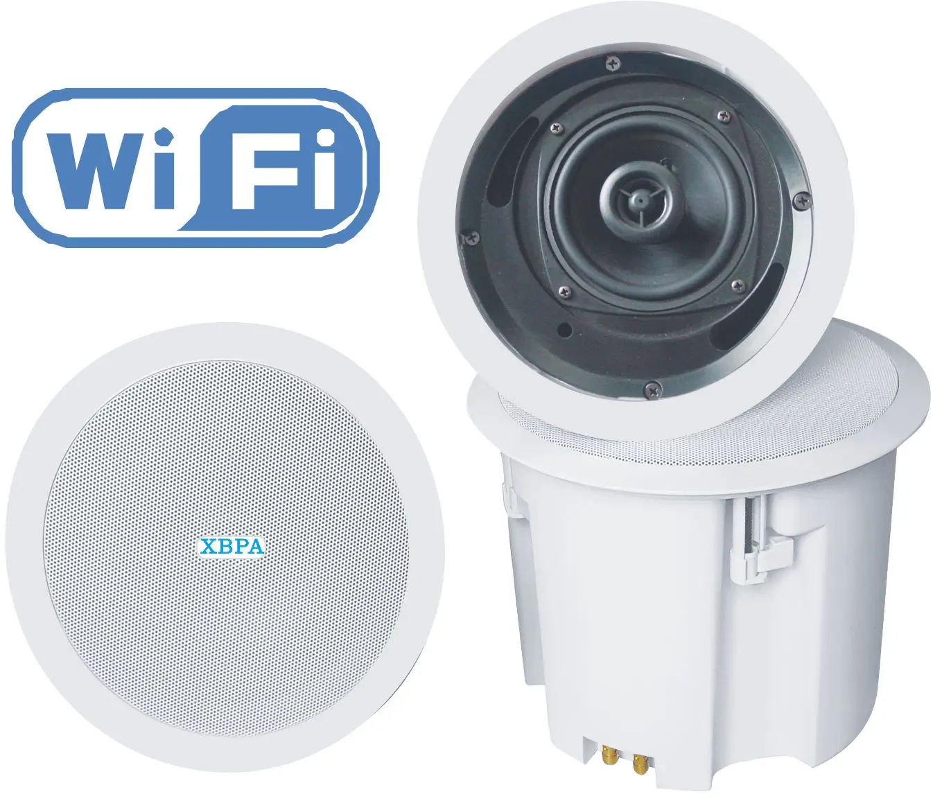 New high-quality active Ceiling Speaker 6inch 8inch (built-in wireless BLU audio receiver) 10W-20W-30W-40W-60W