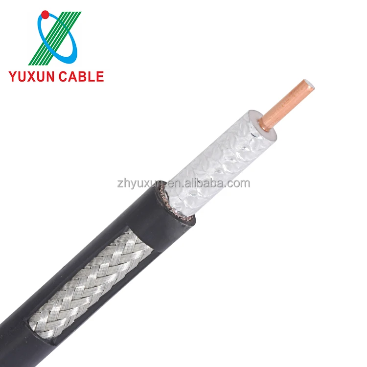Yuxun производителя оптом телекоммуникационные низкие потери 50 Ом RG8 коаксиальный кабель