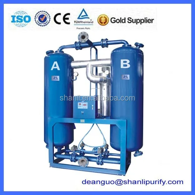 20bar or 40bar high inlet air pressure SLAD adsorption or regeneration desiccant air dryers and filters