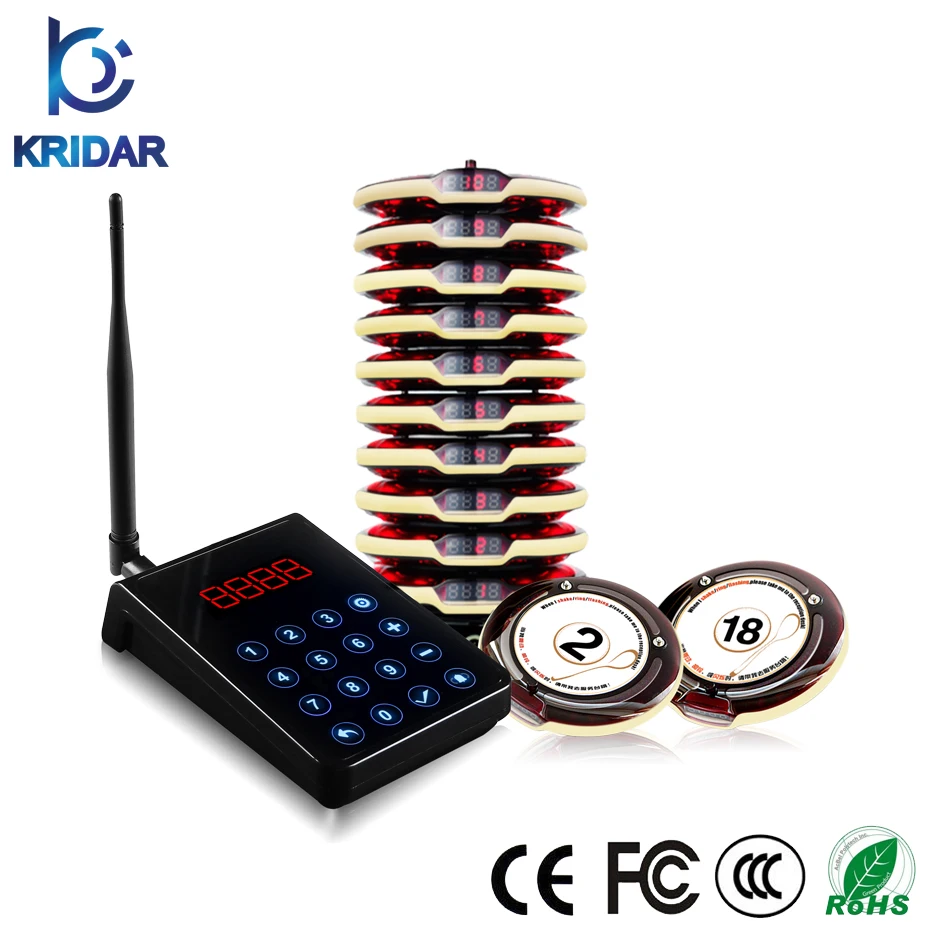 
KD-10QM ресторане гостевого портативный мини пейджер 