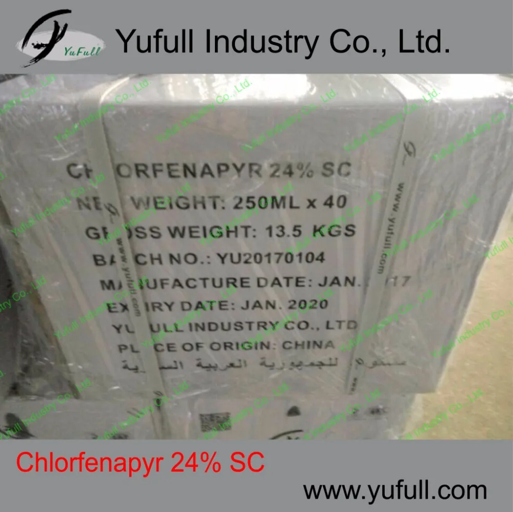 Insecticide Chlorfenapyr 24%SC 36%SC 98%TC