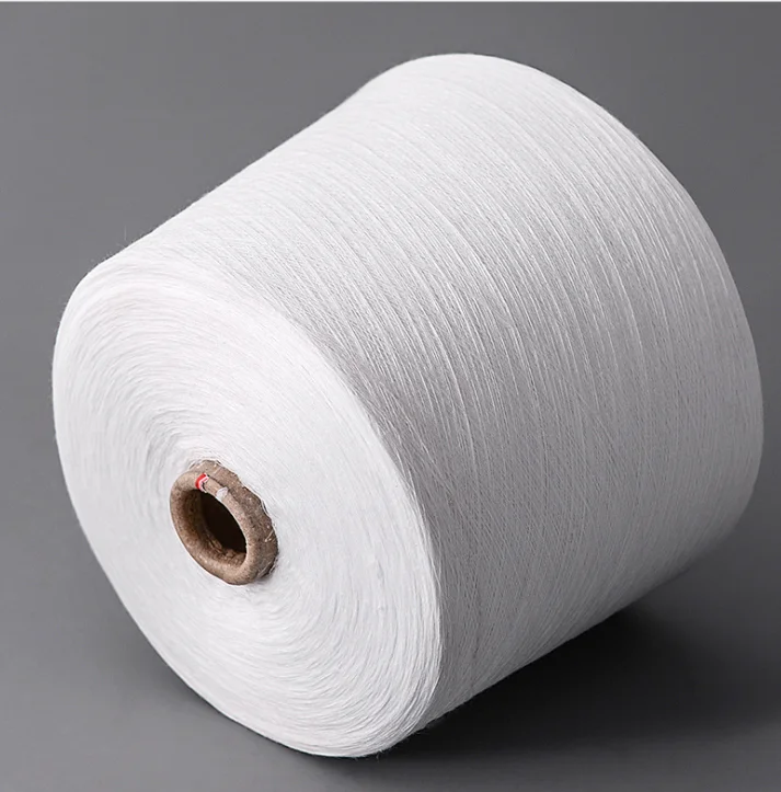 100% spun polyester yarn manufacturer in china polyester spun yarn