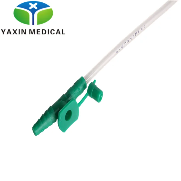 CE ISO Certificate Medical Disposable PVC suction catheters with finger tip