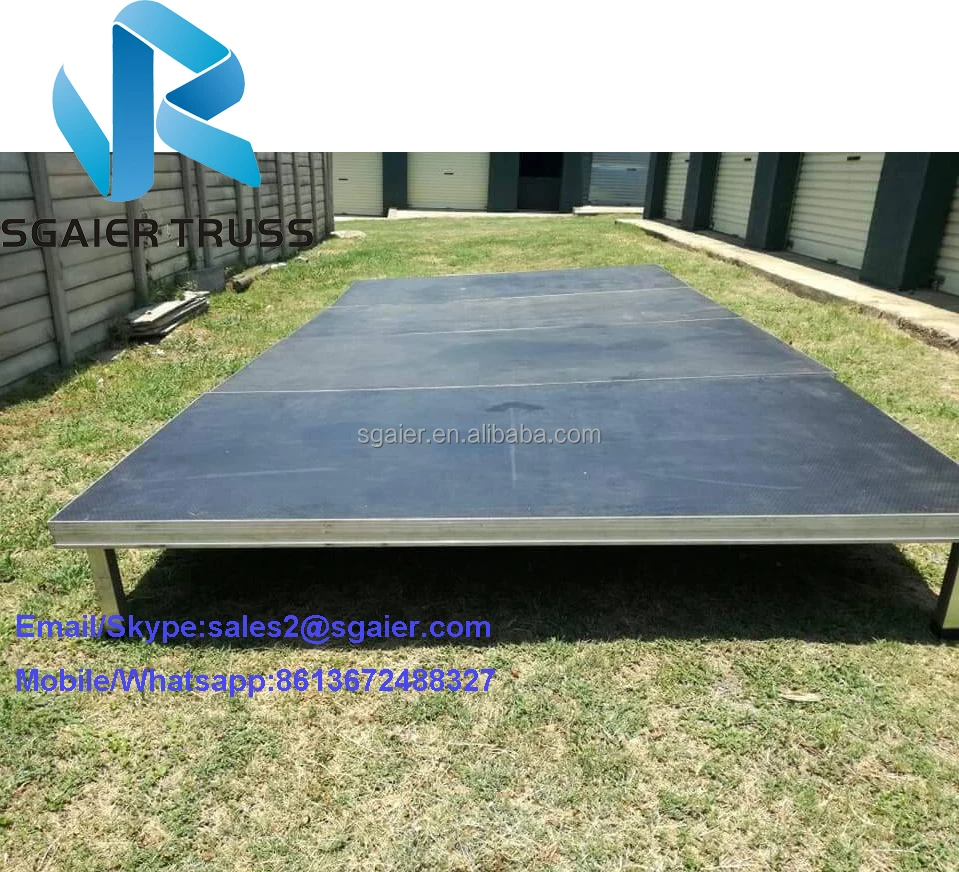 Portable Aluminum Retractable Stage Platform Podium