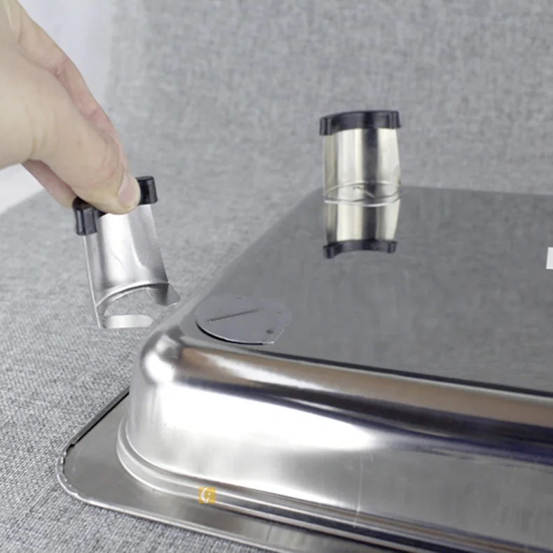 Large Size Stainless Steel Buffet Alcohol Stove Chafing Dish  Basin