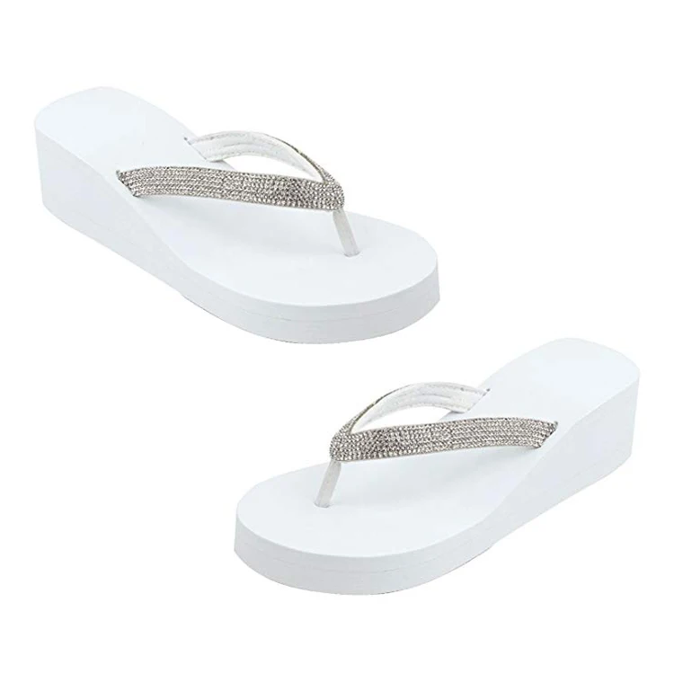 2014 lady sandal wedge fashion flip flop wholesale