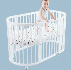 Modern design and multi-function crib round crib brand MOOB for kids
