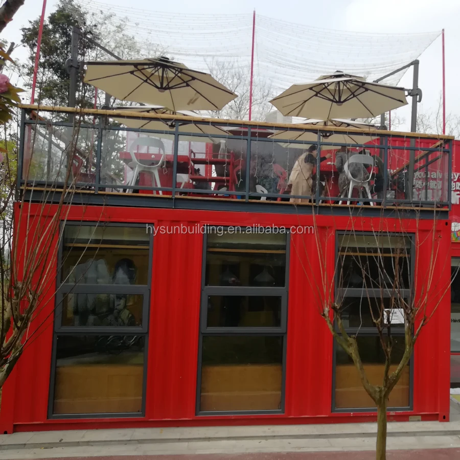 Hysun Beer bar modified shipping container and 8ft16ft20ft40ft custom coffee shop hot products 2022