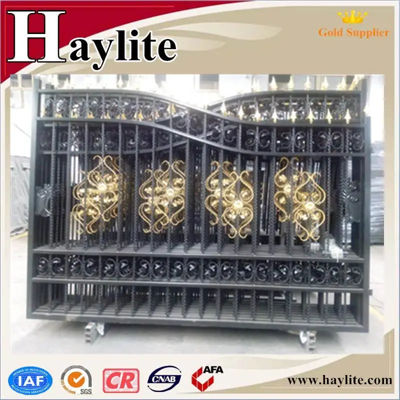 small wrought iron gate design