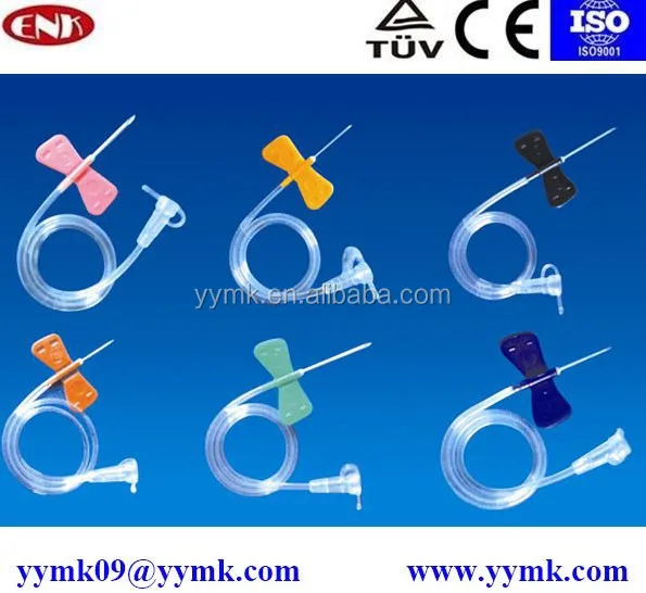 medical supplies wholesale butterfly needle 18g,CE approved
