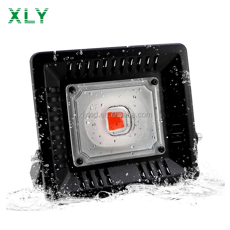 
50W 100W Waterproof IP67 Cheap Price Led Flood Ligths Full Spectrum Plant Lamp COB Led Grow Light For Greenhouse 