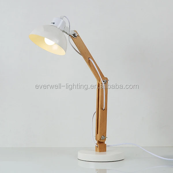 modern adjustable wood desk lighting desk lamp