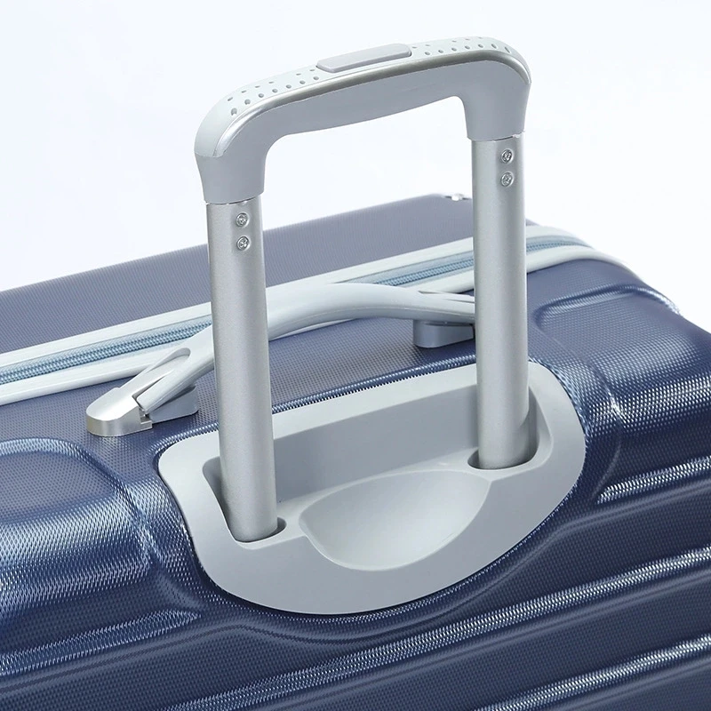 Недорогой чемодан из АБС-пластика для супермаркета, выдвижная тележка для багажа, 20/24/28 дюймов