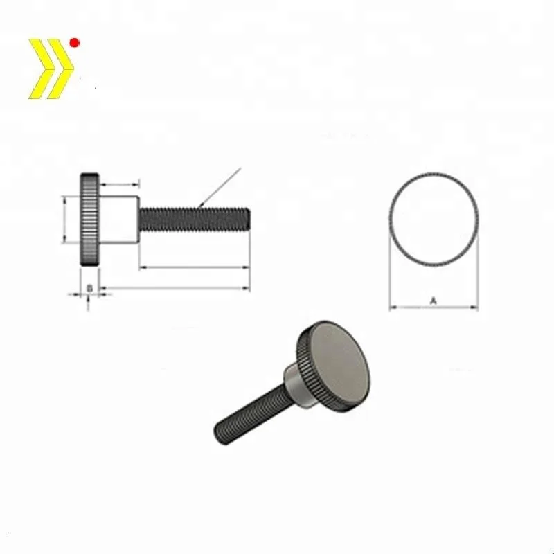 stainless steel customized slotted head m4 shoulder screw