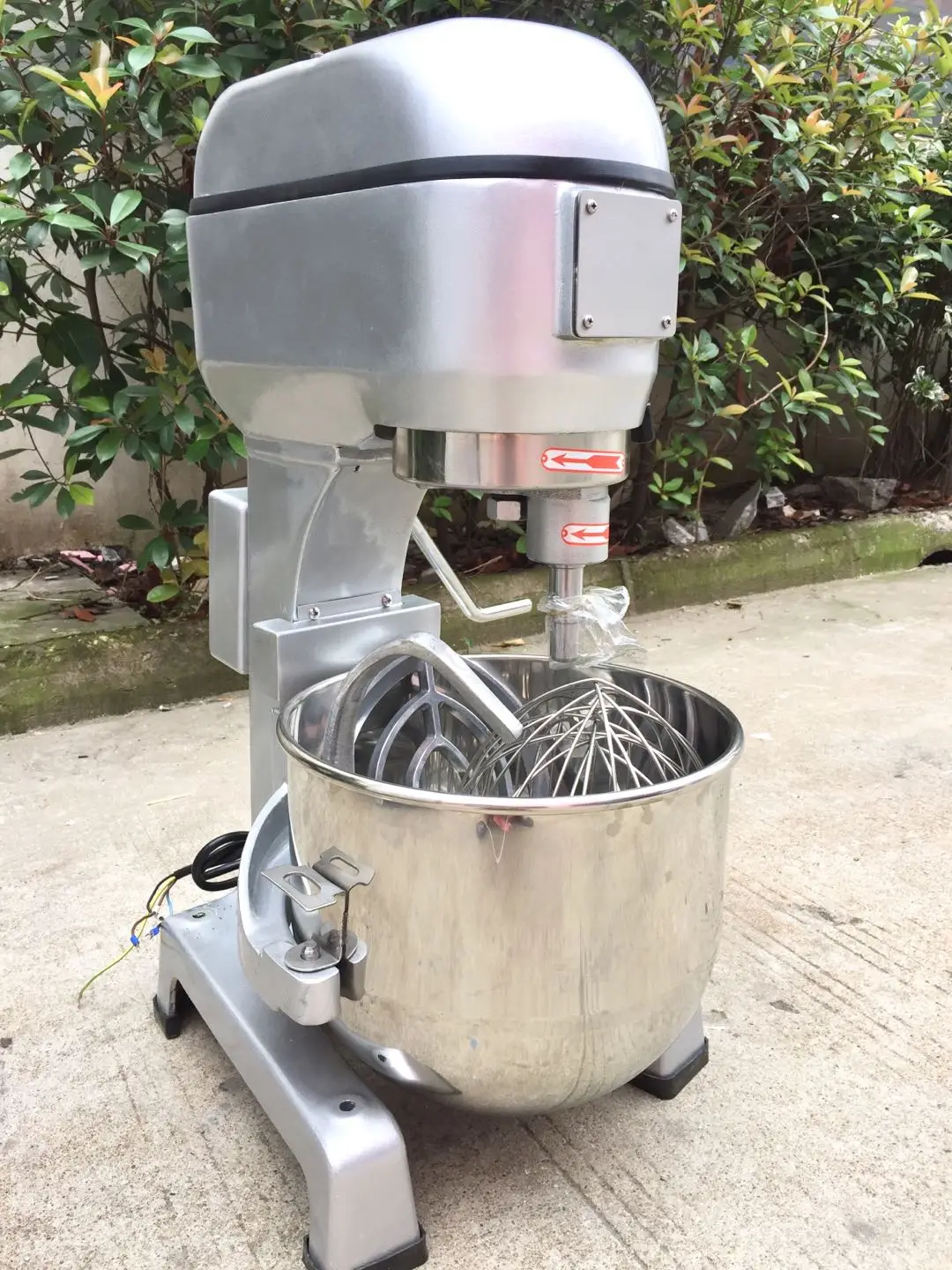 Planetary Cake Dough Mixer Machine / Egg Stand Mixer Dough Kneader For Swiss Roll Cake