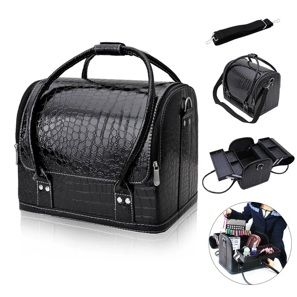 PU Beauty Make Up Case leather cosmetic case travel bag