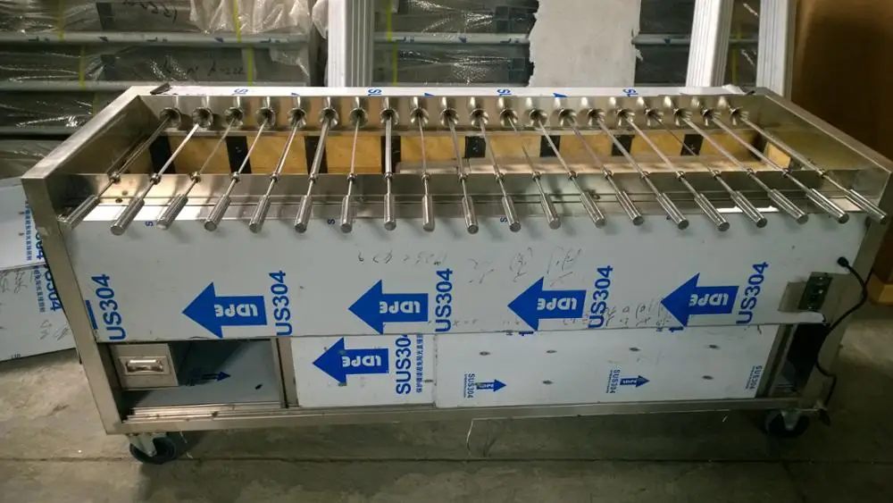 Santamaria grill /Commercial Gas BBQ Grill BBQ Brazilian Rotisserie