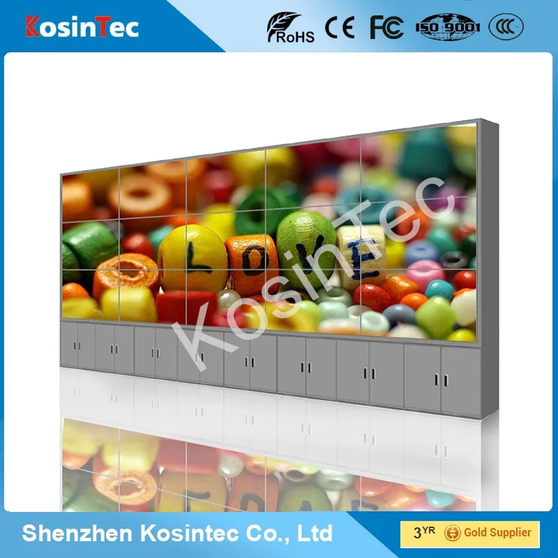 46 inch 3x3 narrow bezel lcd video wall with original new lcd panel