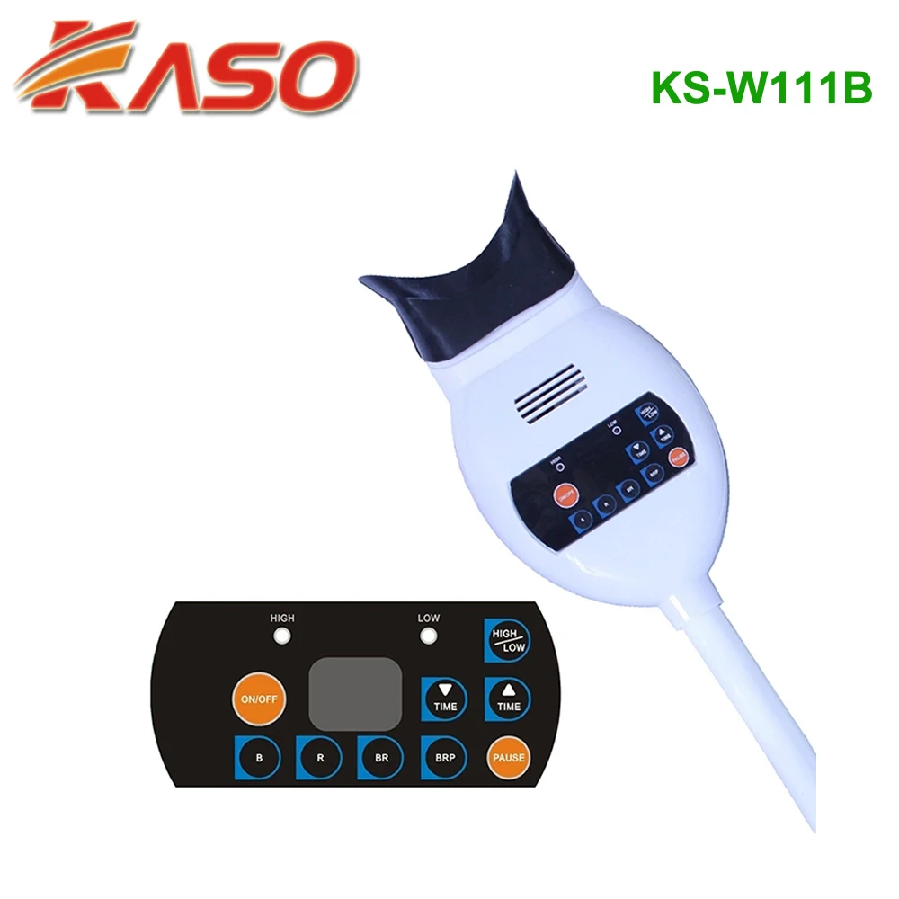 KASO; Синий цвет; Красный цвет; Фиолетовый цвет света стоматологическая установка типа Стоматологическое Отбеливание Зубов Блок KS-W111B