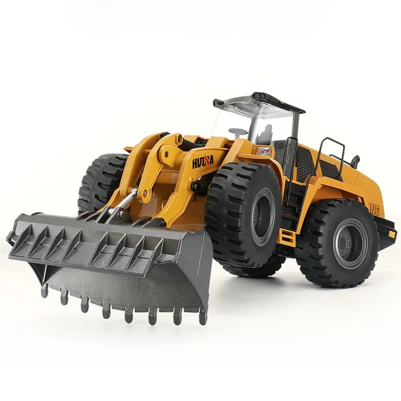1/14 HuiNa 1583 (583) Alloy Metal  RC Bulldozer 10 Channel wheel loader construction model truck