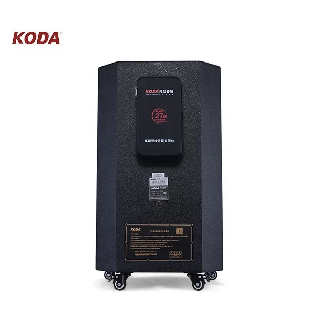 Big Bass 15 inch Rechargeable trolley BT speaker KD-15A