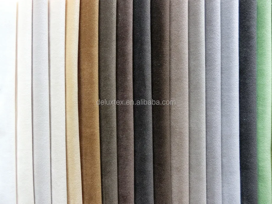 
ITALY VELVET 290GSM textiles used for curtain fabric 